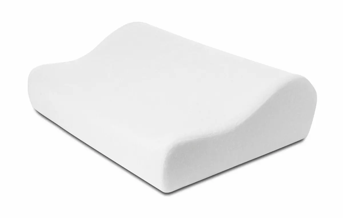 Pillow with memory effect: orthopedic and anatomical models Memory Foam under the head. How to sleep on it? Rating of the best models, reviews 24957_4