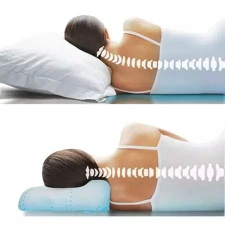 Hur sover du på en ortopedisk kudde? 20 Bilder Hur ljuger och använder en kudde med ett anfall? Vilken sida att sätta under huvudet? 24958_3