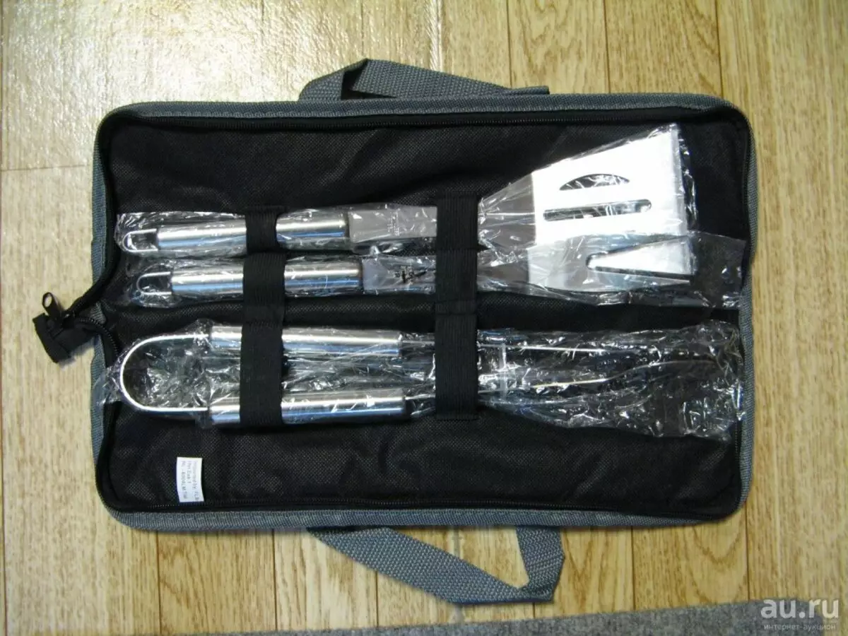 Barbecue Set: Gift Suitcases with Barbecue and Grill Tools, Cases with Accessories for kebabs and Mangalov 24972_23