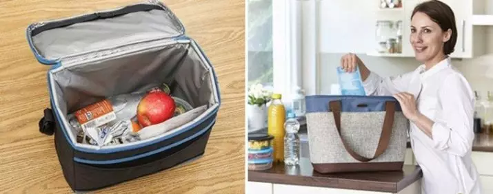 Thermosumks (35 mga larawan): para sa pagkain 45x45x45 cm at iba pang mga laki. Ano ang naiiba mula sa refrigerator bag? Pangkalahatang-ideya ng isothermal na mga modelo para sa Thermos, pinainit para sa mga hapunan, natitiklop at iba pang mga pagpipilian 2497_33