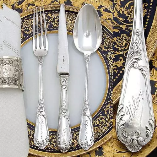 Silver cutlery: How to choose a set of devices for 1, 6 and 12 persons? What does a sign on silver cutlery? How to clean? 24981_14