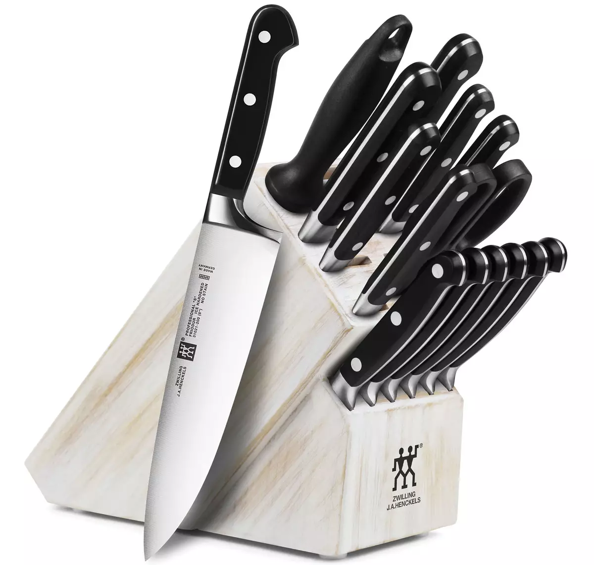 ドイツのナイフ（46枚の写真）：Zwilling J.A Kitchen Kniveヘンケルとその他の製造業者のセット。最高の包丁を選ぶ 24990_28