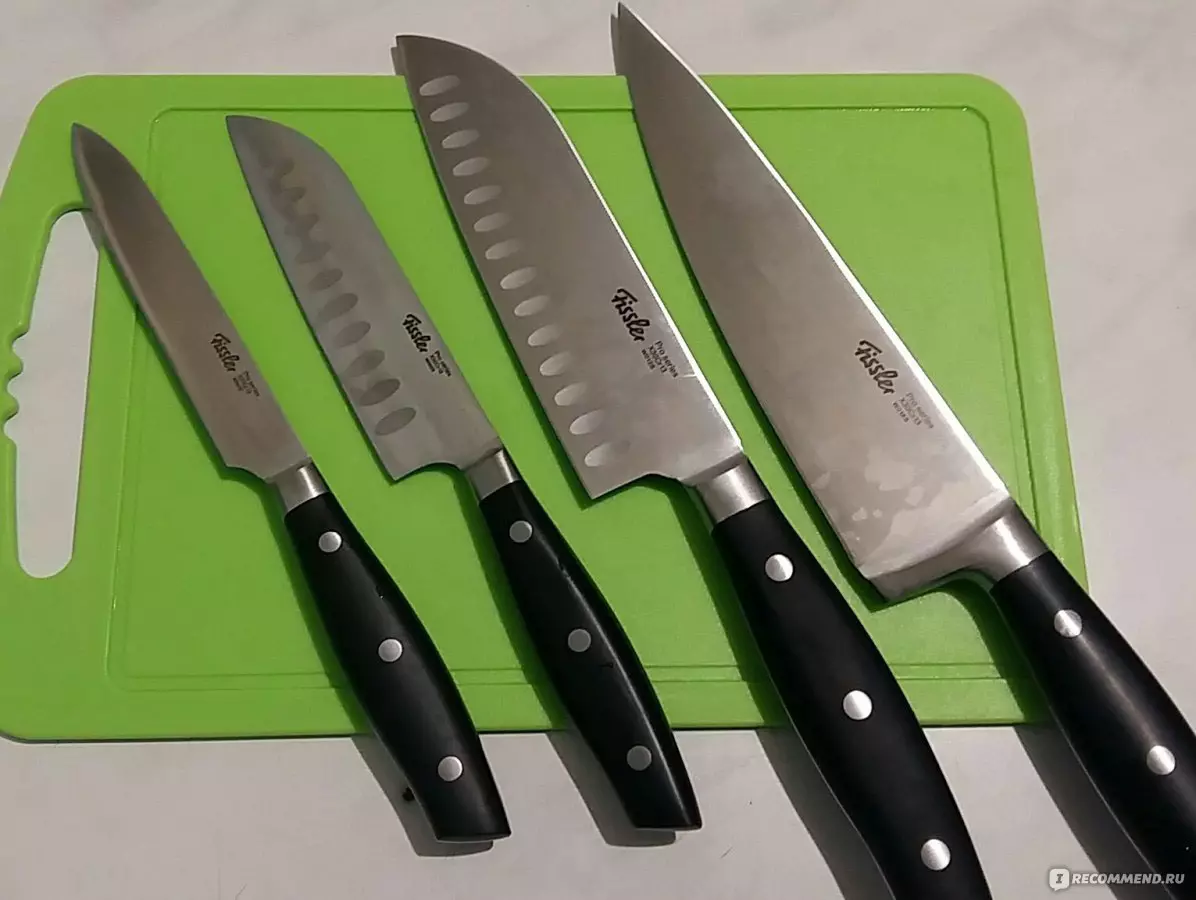 Facas alemãs (46 fotos): Zwilling J.A facas de cozinha. Hinckels e conjuntos de outros fabricantes. Escolhendo as melhores facas de cozinha 24990_33