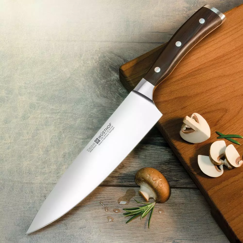 ドイツのナイフ（46枚の写真）：Zwilling J.A Kitchen Kniveヘンケルとその他の製造業者のセット。最高の包丁を選ぶ 24990_40