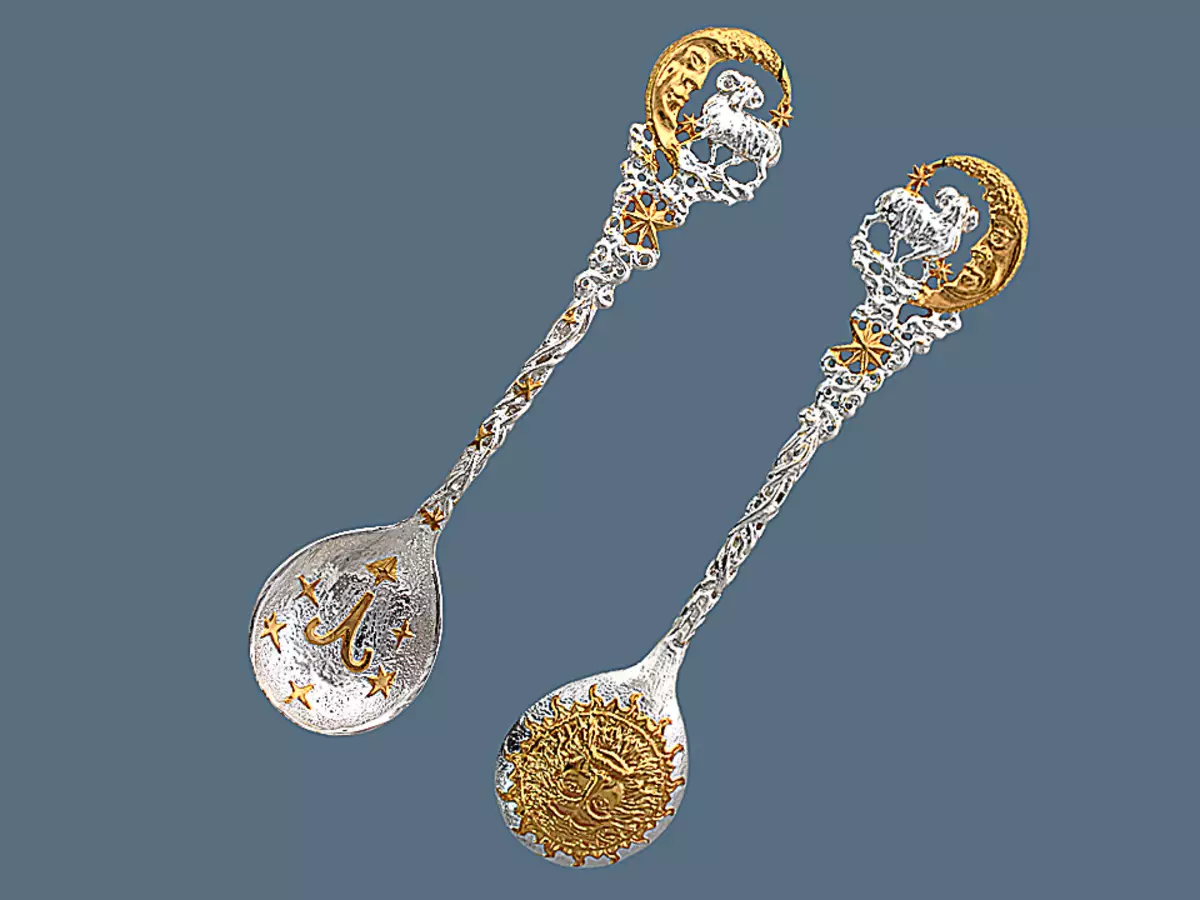 Silver Spoon（27張）：白銀，鍍銀甜點餐具，雕刻套裝 24991_24