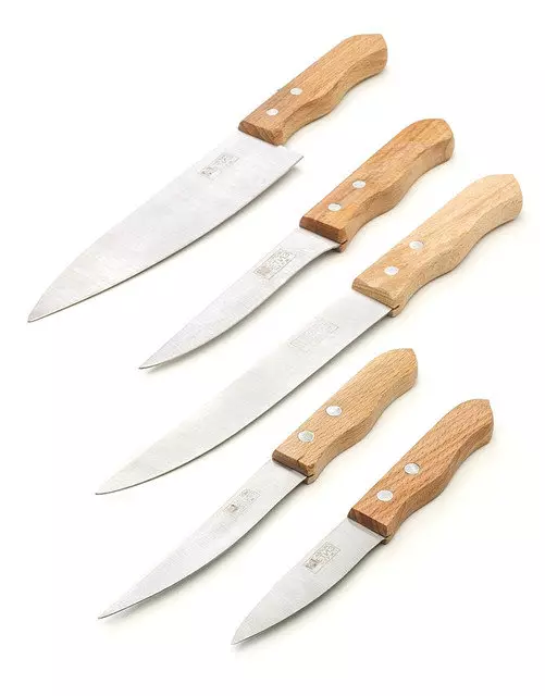 Трепка нож (31 фотографии): Како да изберете нож за сечење за сечење месо? Зошто ви е потребен универзален нож? Професионален сообраќај и други модели 24992_30