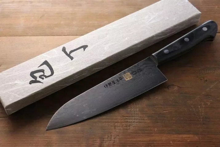 Knife Snock (20 gambar): Kenapa diperlukan? Bagaimanakah Santoku dan apa yang berbeza dari ketua dapur? Set pisau sejagat yang besar 24996_2