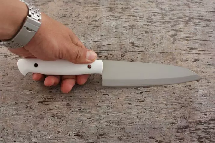 Knife Snock (20 gambar): Kenapa diperlukan? Bagaimanakah Santoku dan apa yang berbeza dari ketua dapur? Set pisau sejagat yang besar 24996_20