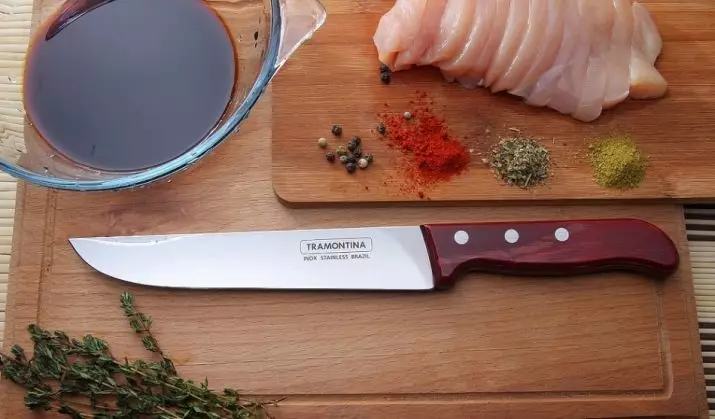 Tramontina-messen: Century Keukenmes Set voor Chef-kok, Braziliaans vouwmes. Hoe professionele meester te onderscheiden van nep? Beoordelingen 24999_18
