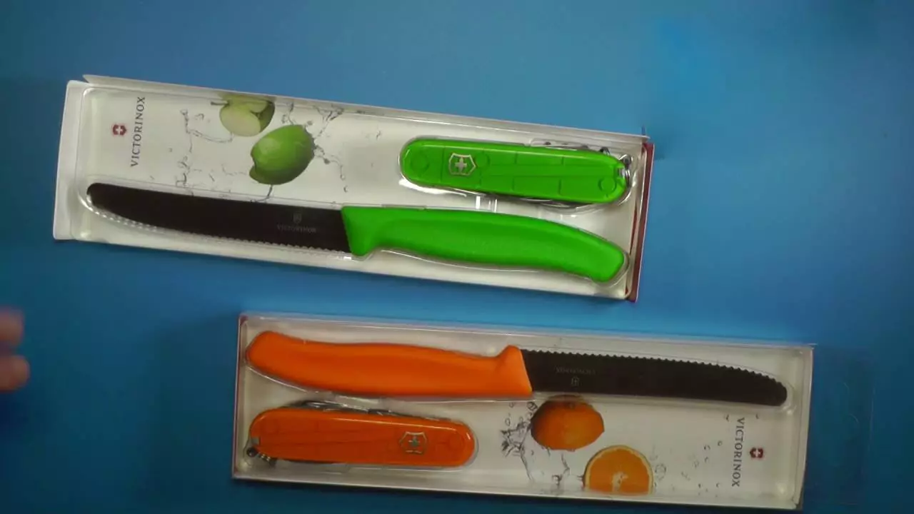 Դանակներ Victorinox (30 լուսանկար). Ընտրելով խոհանոցային դանակների մի շարք: Շվեյցարական դանակների նկարագրությունը `կարտոֆիլը մաքրելու համար եւ այլ մոդելներ: Լավագույն ընտրանքների ֆիրման 25001_17