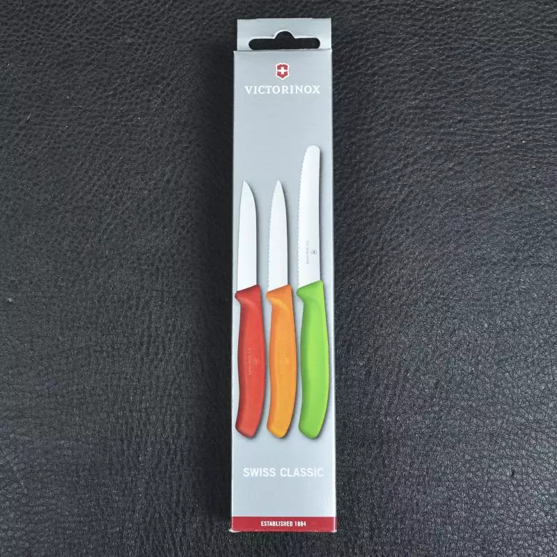 Bıçaklar Victorinox (30 fotoğraf): Bir dizi mutfak bıçağı seçimi. Patates ve diğer modelleri temizlemek için İsviçre bıçaklarının açıklaması. En iyi seçenekler firması 25001_18