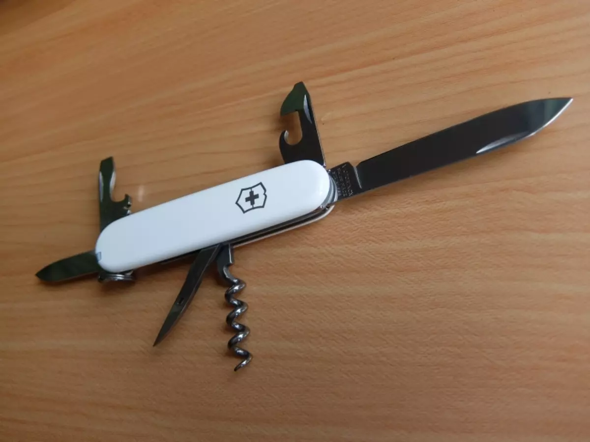 Դանակներ Victorinox (30 լուսանկար). Ընտրելով խոհանոցային դանակների մի շարք: Շվեյցարական դանակների նկարագրությունը `կարտոֆիլը մաքրելու համար եւ այլ մոդելներ: Լավագույն ընտրանքների ֆիրման 25001_3