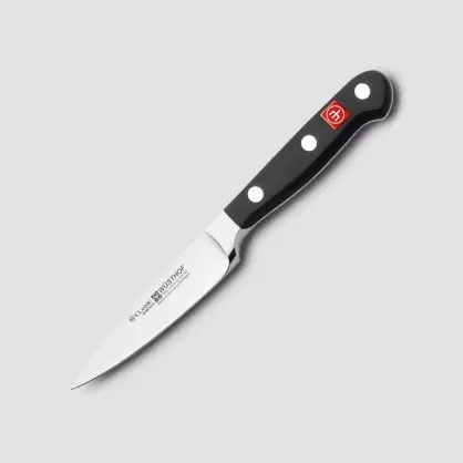 चाकू wusthof: रसोई के लिए जर्मन चाकू का विवरण। Dreizack रसोई चाकू, क्लासिक Ikon और अन्य मॉडल के पेशेवरों और विपक्ष 25005_11