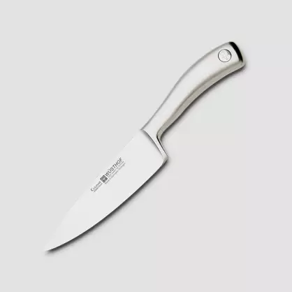 Ножове Ножове: Описание на немските ножовете за кухнята. Плюсове и минуси на Dreizack кухненски ножове, Classic Ikon и други модели 25005_20