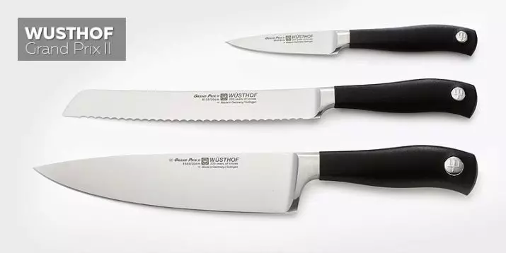 Ножове Ножове: Описание на немските ножовете за кухнята. Плюсове и минуси на Dreizack кухненски ножове, Classic Ikon и други модели 25005_23