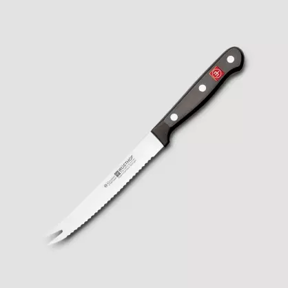 Դանակներ Wusthof. Գերմանական դանակների նկարագրությունը խոհանոցի համար: Dreizack խոհանոցային դանակների, դասական Ikon- ի եւ այլ մոդելների կողմնակիցներն ու դեմքերը 25005_28