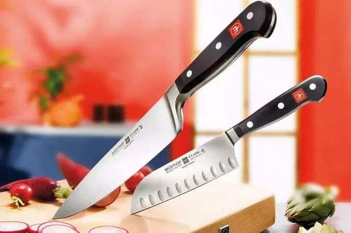 चाकू wusthof: रसोई के लिए जर्मन चाकू का विवरण। Dreizack रसोई चाकू, क्लासिक Ikon और अन्य मॉडल के पेशेवरों और विपक्ष 25005_38