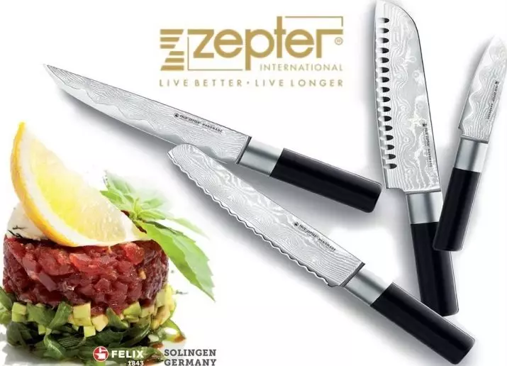 سكاكين Zepter: مراجعة مجموعة من 6 عناصر 
