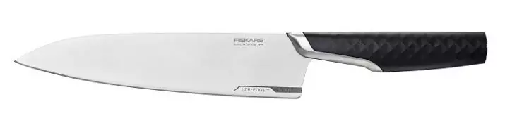 Fiskars پىچاق: ئاشخانىنىڭ پىچاق يۈرۈشلۈكلىرى. قاتتىق, قىرغاق پىچاق ۋە باشقا تاللاشلار 25022_11