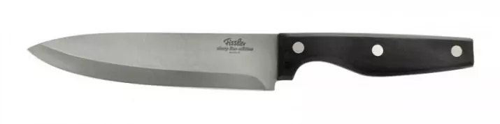 Fisler Pisau: Memilih pisau dapur. Penerangan mengenai model masak kecil dan besar 25028_10