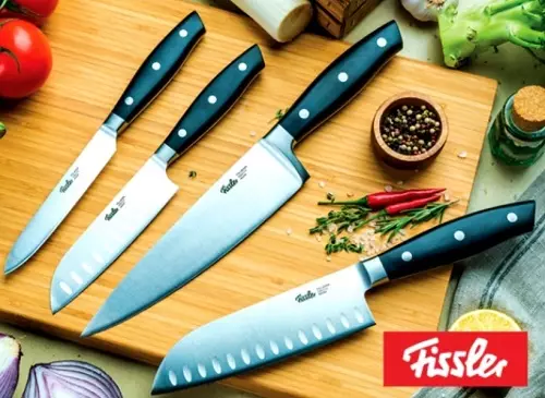 Knives ya Fissler: Kuchagua visu ya jikoni. Maelezo ya mifano ndogo na kubwa ya kupika 25028_4