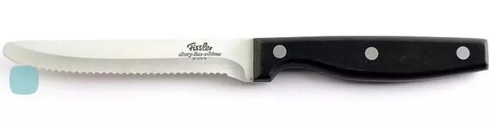 Noževi Fissler: odabir set kuhinjskih noževa. Opis malih i velikih modela kuhari 25028_6