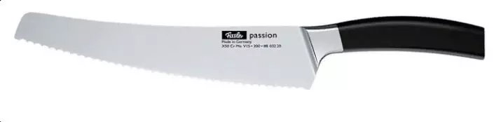 Noževi Fissler: odabir set kuhinjskih noževa. Opis malih i velikih modela kuhari 25028_8