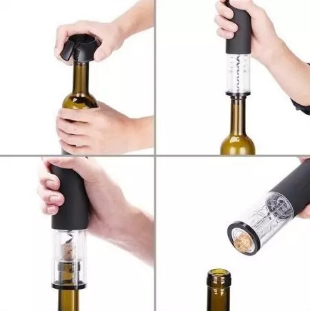 电动开瓶器：用于葡萄酒和香槟，自动电子“智能”拔塞螺旋等级，选择更好的开瓶器，带有充电器和电池 25036_21