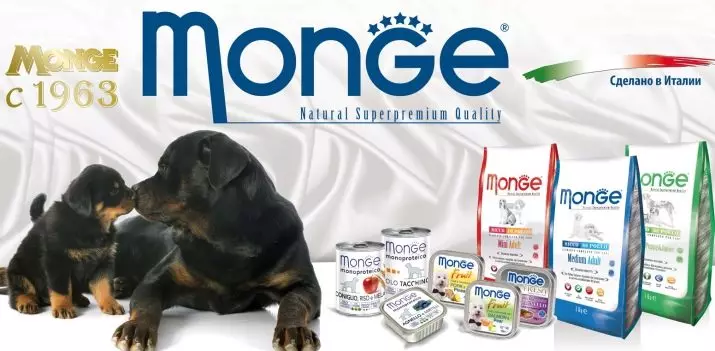 Τρόφιμα για μικρές φυλές σκύλων Monge: Για κουτάβια και ενήλικες σκυλιά, με αρνί και σολομό. Ξηρή τροφή για μικρά σκυλιά και υγρό, σύνθεσή τους. Σχόλια 25042_2