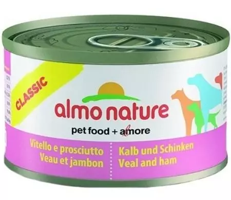 Alimentele pentru câini Natura Almo: pentru cățeluși de mici și alte rase, alimente uscate și umede, compoziția lor. Examinați recenzii 25057_20