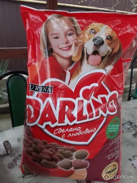 Дарлинг куче храна: составот на куче сува храна во пакувања од 10 кг и други, инструкции за употреба, преглед на прегледи 25071_24