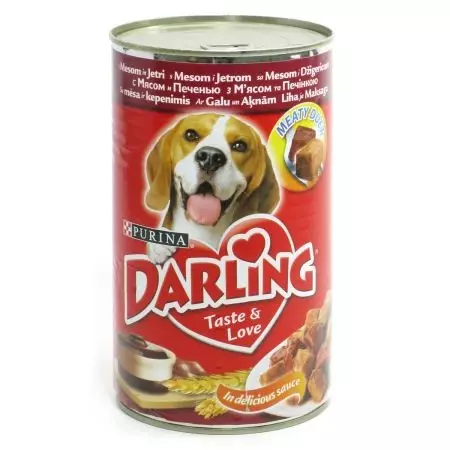 Дарлинг куче храна: составот на куче сува храна во пакувања од 10 кг и други, инструкции за употреба, преглед на прегледи 25071_7