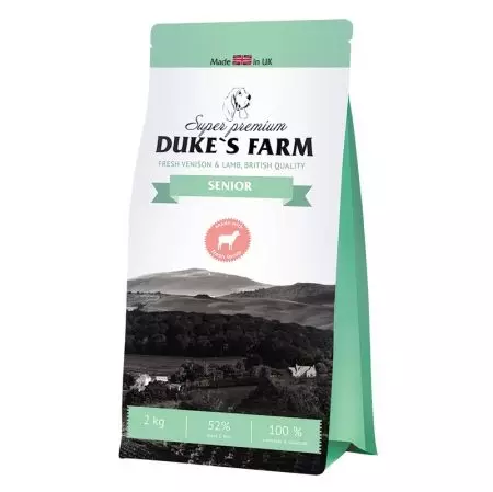 Duke Farm pas feed: za štence i pse velikih i druge rase, suhe hrane 12 kg i vlažna, munje hrane. Recenzije recenzije 25076_12