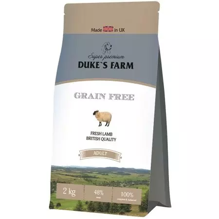 Duke's Farm Dog Feed: Fyrir hvolpa og hunda af stórum og öðrum kynjum, þurrmat 12 kg og blautur, eldingar fæða. Skoðaðu umsagnir 25076_14