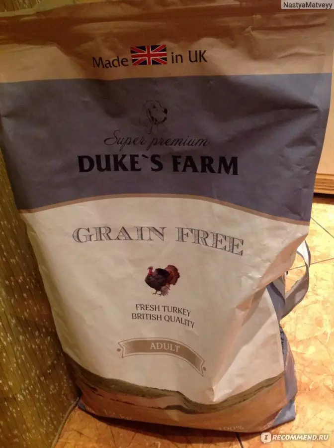 Duke Farm pas feed: za štence i pse velikih i druge rase, suhe hrane 12 kg i vlažna, munje hrane. Recenzije recenzije 25076_2
