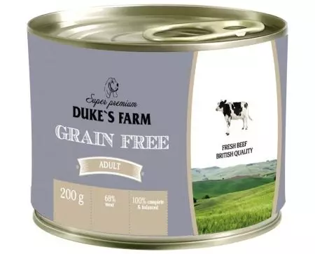 Duke's Farm Dog Feed: Fyrir hvolpa og hunda af stórum og öðrum kynjum, þurrmat 12 kg og blautur, eldingar fæða. Skoðaðu umsagnir 25076_21