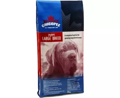 Chicopee Dog Feed: დიდი და პატარა ქანების, მშრალი და სველი საკვების ლეკვები და ზრდასრული ძაღლები. შეფასება 25089_10