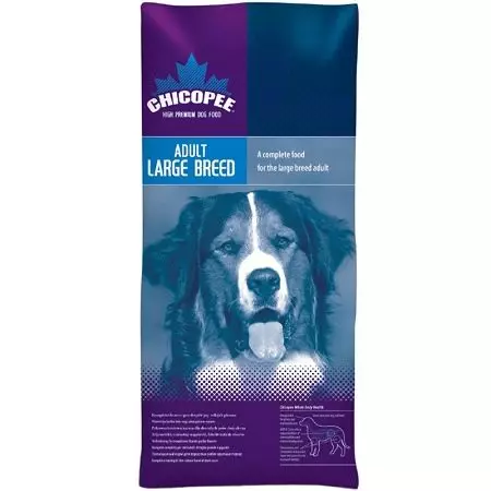 Chicopee Dog Feed: დიდი და პატარა ქანების, მშრალი და სველი საკვების ლეკვები და ზრდასრული ძაღლები. შეფასება 25089_7