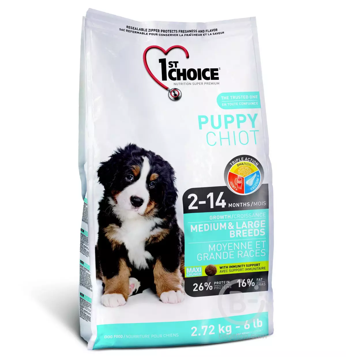 Alimentos para perros 1ª opción: seco y húmedo, piensos para cachorros de razas pequeñas y medianas, con un cordero y otro gusto, 25094_17