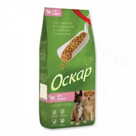 Oscar Feed: För hundar, valpar och katter. Torr och våt mat, deras sammansättning. Hundmat Tillverkare för aktiva hundar av stora raser och andra, recensioner 25097_10
