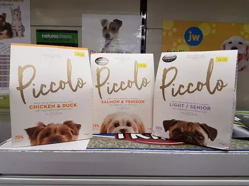 Piccolo psie krmivo: suché jedlo pre psov a šteniatok malých plemien, ich zloženie. Recenzie Recenzie 25100_3