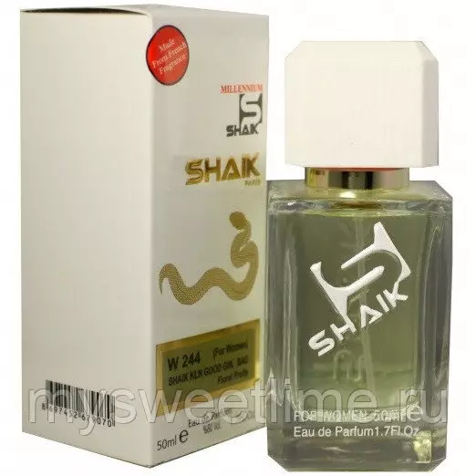 Spirits SHaik (37 fotos): Descrición xeral dos perfumes da sala das mulleres e dos homes de Turquía, comentarios sobre sabores 25155_14