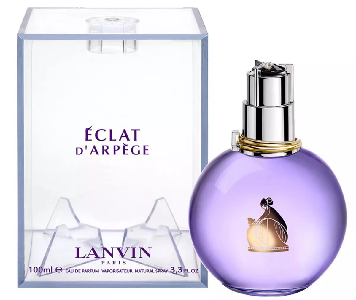 perfums Lanvin (50 fotos): Les dones de perfum Eclat d'Arpege, modern Princess Aigua Sensuelle i una nena a Capri, ESCÀNDOL Jeanne i altres sabors 25158_26