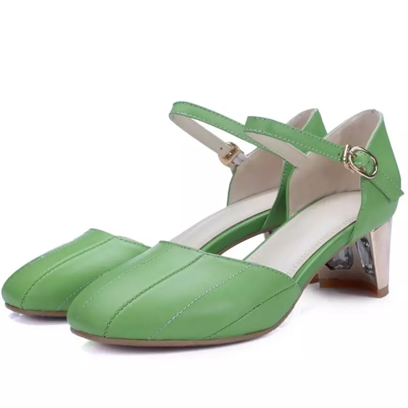 绿色鞋子（52张）：穿女性祖母绿型号和深绿色的东西 2516_10