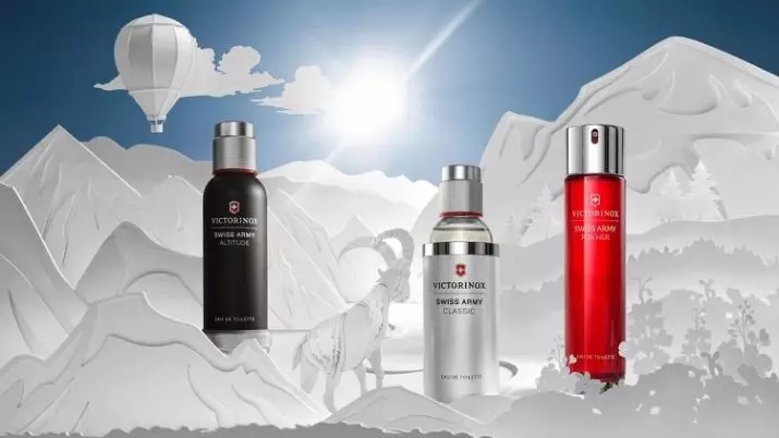 Parfum Victorinox: Air toilet wanita dan pria, Swiss Army, Swiss Unlimited dan Spirit lainnya, Swiss parfum Ella dan Classic 25180_2