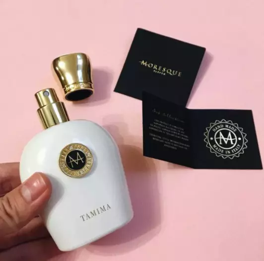 Perfume Moresque: fanahy, tsirony Tamima, Regina, Morata ary ny hafa. Famaritana perfume 25182_14