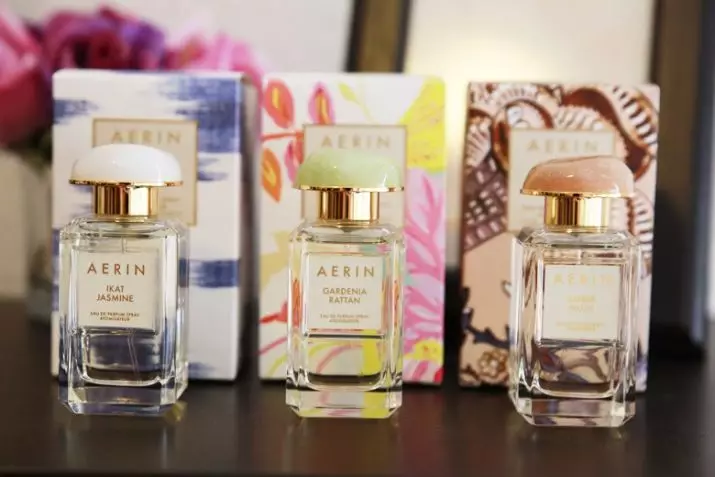 Parfumoj Aerin Lauder: Parfumo Amber Musk, Tangier Vanille kaj aliaj parfumoj, selektado kriterioj 25206_4