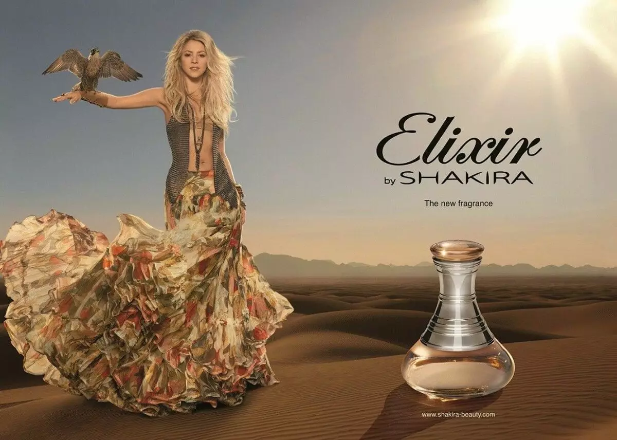 Perfume Shakira (Linepe tse 26): metsi a ntloaneng ke lefika le motjeko, litatso tse ling tsa basali, Litlhare 25283_25