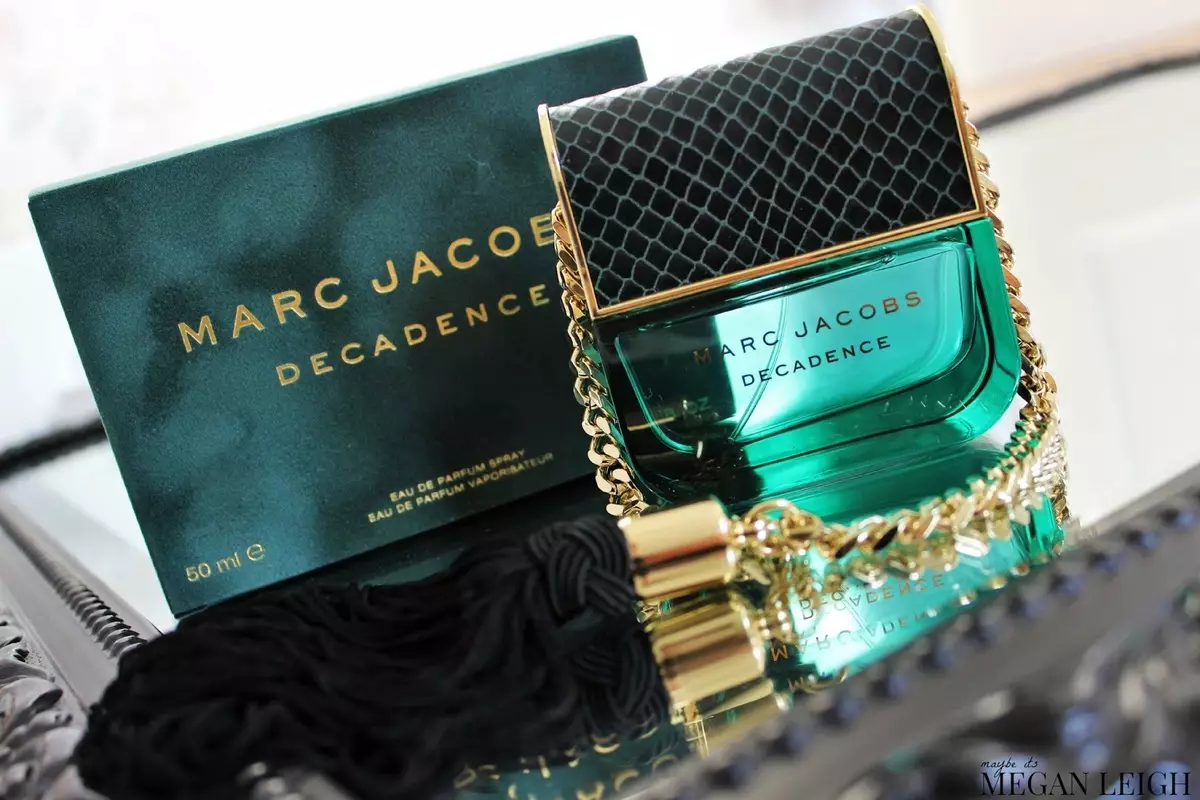 Parfum Marc Jacobs: Dámske parfum sedmokrásky a ďalšie, dekadencia a Dream eau de toaleta, popis Aromas 25288_20