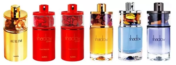 Parfüümid AJMAL: Naiste aroom Aurum ja Cerises, Shadow ja Amber puit, Arabica ja õli parfüümid, teised 25297_7
